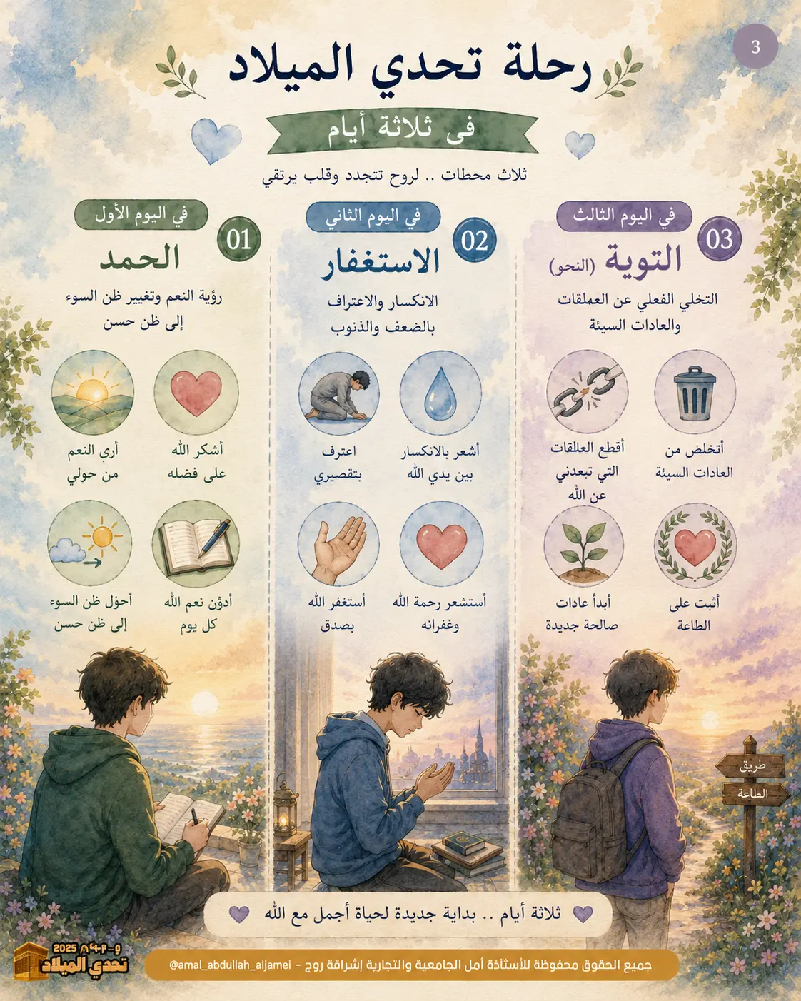 رحلةُ تحدّي الميلاد في ثلاثة أيّام